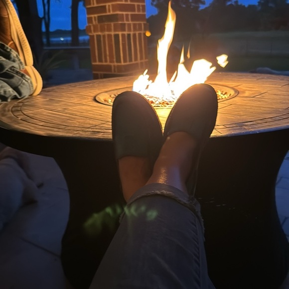 Ariat Blue and Brown Western Floral Loafers Sz 6 - Picture 9 of 12
